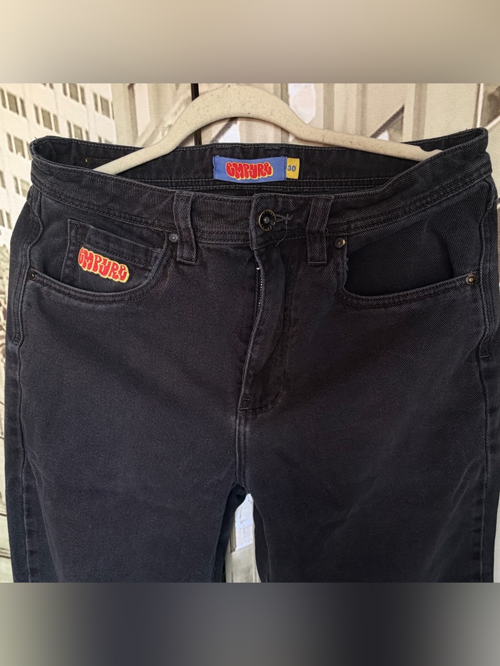 Empyre Relax Fit Washed Black Skate
Jeans Y2K Baggy Streetwear Size 30